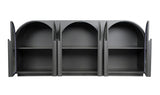 Salone Sideboard Black by Moe's Home at Eve Furniture