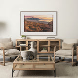 Salt Lake Sunrise by Gary Blatter a Hand Embellished Framed Photo Art Print Matted under Glass by Mercana at Eve Furniture