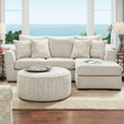 Saltney Ivory Sectional by Furniture of America at Eve Furniture