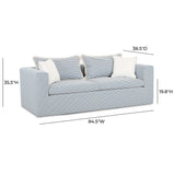 Salty Striped Outdoor Sofa by TOV Furniture at Eve Furniture