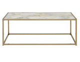 Salvador 3-Piece Faux-Marble Table Set