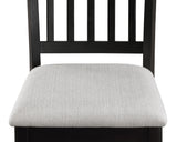 Salvador Black and White 5-Piece Counter Height Dining Set by Crown Mark at Eve Furniture