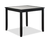 Salvador Black and White 5-Piece Counter Height Dining Set by Crown Mark at Eve Furniture