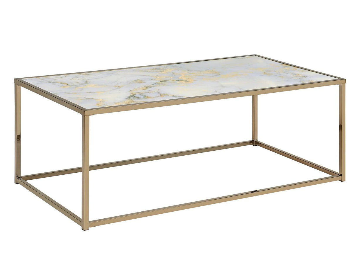 Salvador 3-Piece Faux-Marble Table Set by Steve Silver at Eve Furniture