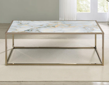 Salvador 3-Piece Faux-Marble Table Set by Steve Silver at Eve Furniture