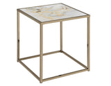 Salvador Faux-Marble End Table by Steve Silver at Eve Furniture