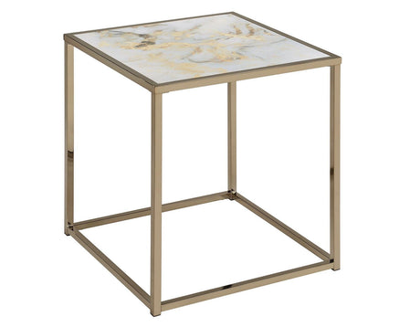 Salvador Faux-Marble End Table by Steve Silver at Eve Furniture