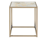Salvador Faux-Marble End Table by Steve Silver at Eve Furniture