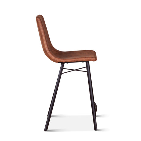 Sam 18" Counter Chair in Trapper Brown MicrofiberSam 18" Counter Chair in Trapper Brown Microfiber by Home Trends & Design at Eve Furniture