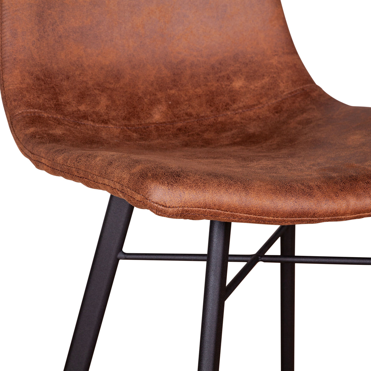 Sam 18" Counter Chair in Trapper Brown MicrofiberSam 18" Counter Chair in Trapper Brown Microfiber by Home Trends & Design at Eve Furniture