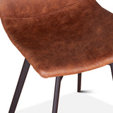 Sam 18" Counter Chair in Trapper Brown MicrofiberSam 18" Counter Chair in Trapper Brown Microfiber by Home Trends & Design at Eve Furniture