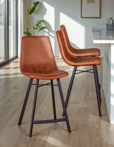 Sam 18" Counter Chair in Trapper Brown MicrofiberSam 18" Counter Chair in Trapper Brown Microfiber by Home Trends & Design at Eve Furniture