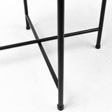 Samantha (Small) Black Mirror Top Accent Table by Mercana at Eve Furniture