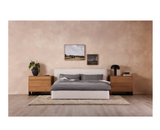 Samara Bed - Cottage Linen by Moe's Home at Eve Furniture
