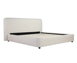 Samara Bed - Cottage Linen by Moe's Home at Eve Furniture
