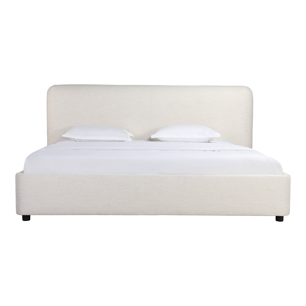 Samara Cottage Linen Queen Bed by MOES at Eve Furniture