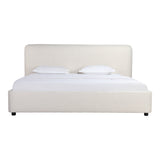 Samara Cottage Linen Queen Bed by MOES at Eve Furniture