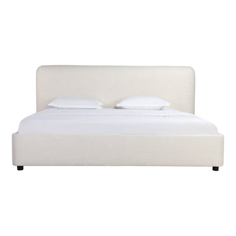 Samara Cottage Linen Queen Bed by MOES at Eve Furniture