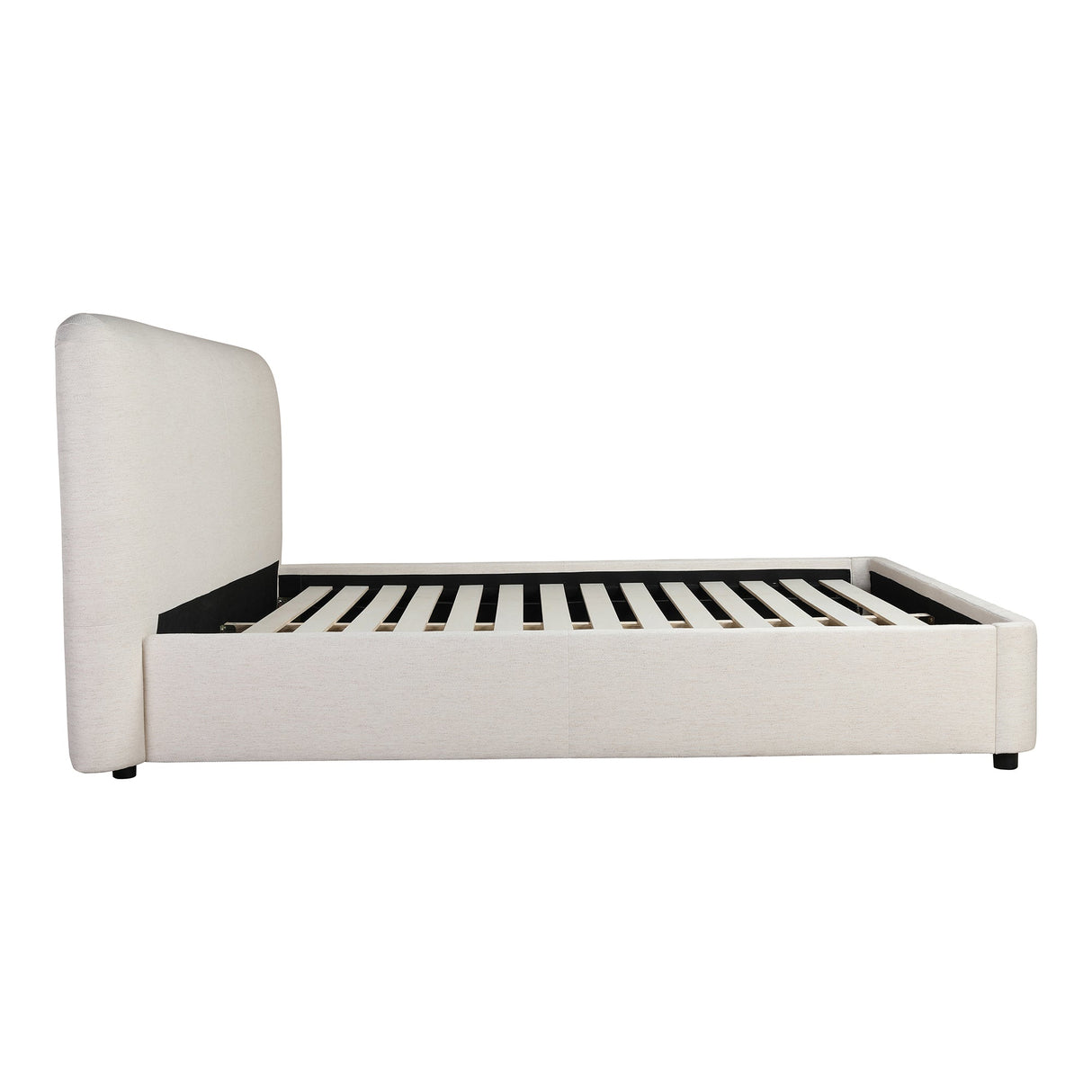Samara Cottage Linen Queen Bed by MOES at Eve Furniture