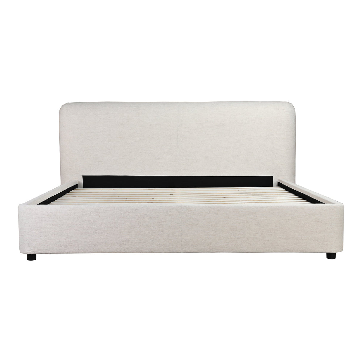 Samara Cottage Linen Queen Bed by MOES at Eve Furniture