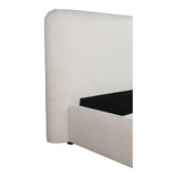 Samara Cottage Linen Queen Bed by MOES at Eve Furniture