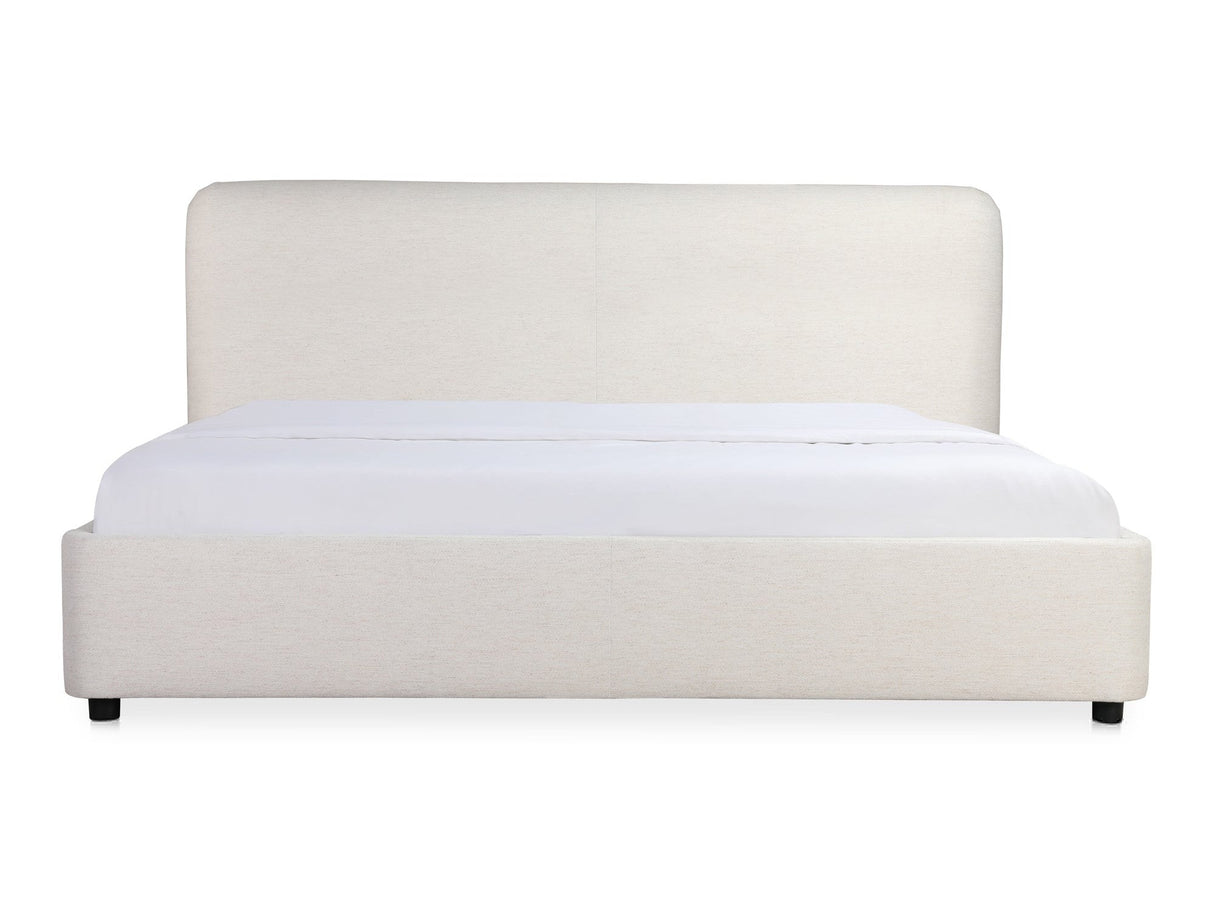 Samara Cottage Linen Queen Bed by MOES at Eve Furniture