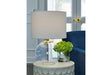 Samder Clear/Brass Finish Table Lamp by Ashley at Eve Furniture