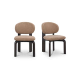 Sami Brown/Black Dining Chair (Set of 2) by Moe's Home at Eve Furniture