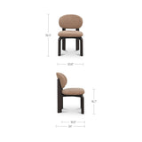 Sami Brown/Black Dining Chair (Set of 2) by Moe's Home at Eve Furniture