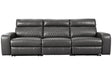 Samperstone Gray 3-Piece Power Reclining Sofa by Ashley at Eve Furniture