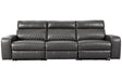 Samperstone Gray 3-Piece Power Reclining Sofa by Ashley at Eve Furniture