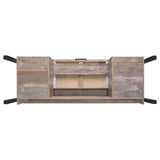 Samson Weathered Oak 4-Drawer Office Desk