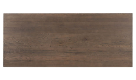 Samuel Dining Table Dark Brown by Moe's Home at Eve Furniture