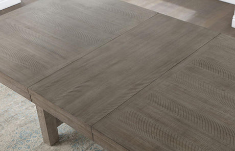 San Antonio Gray Dining Table Only by Furniture of America at Eve Furniture