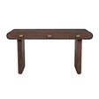 San Juan 59" Office Desk in Royal Brown by Home Trends & Design at Eve Furniture