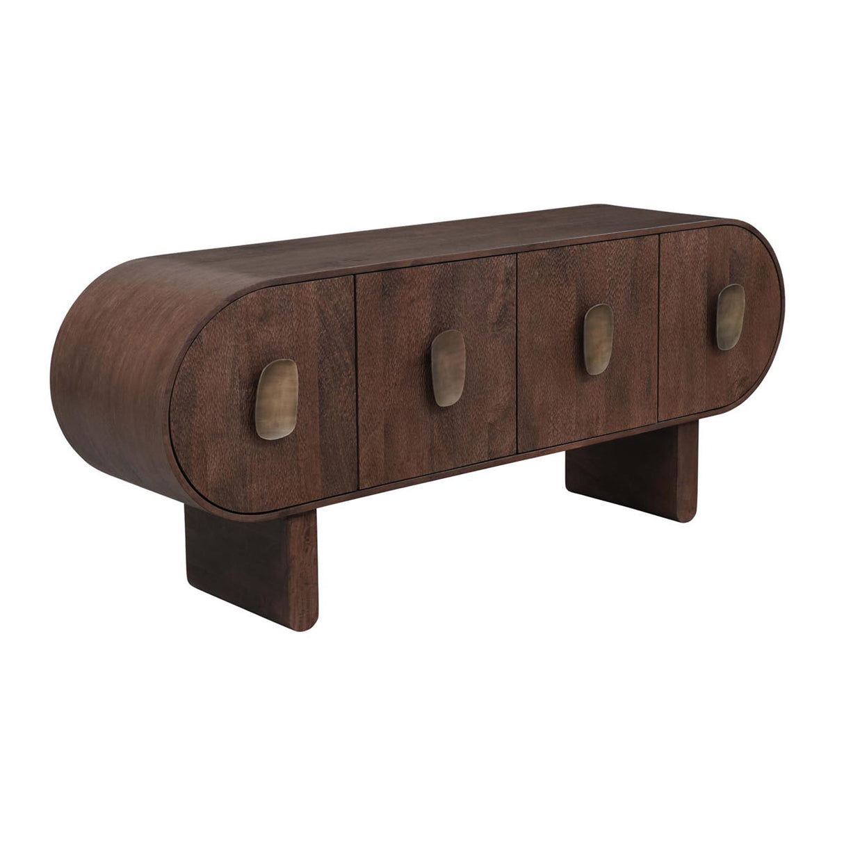 San Juan 75" Four Door Sideboard in Royal Brown by Home Trends & Design at Eve Furniture