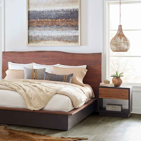 San Marino 24" Nightstand in Raw Walnut by Home Trends & Design at Eve Furniture