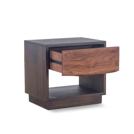 San Marino 24" Nightstand in Raw Walnut by Home Trends & Design at Eve Furniture