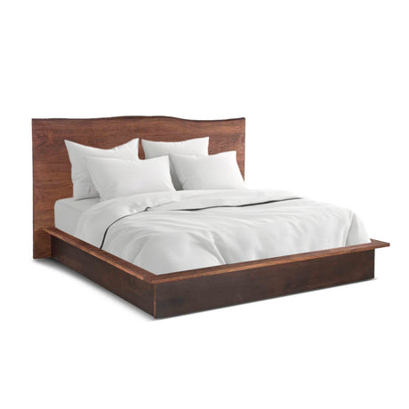 San Marino Queen Bed in Raw Walnut by Home Trends & Design at Eve Furniture