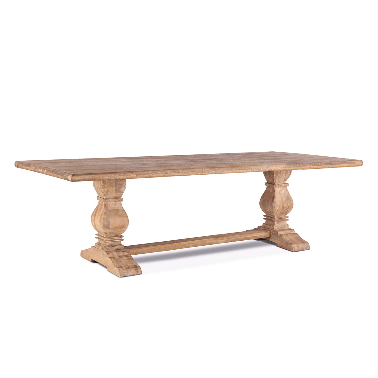 San Rafael 108" Dining Table in Antique Oak by Home Trends & Design at Eve Furniture