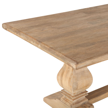 San Rafael 108" Dining Table in Antique Oak by Home Trends & Design at Eve Furniture