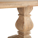 San Rafael 108" Dining Table in Antique Oak by Home Trends & Design at Eve Furniture