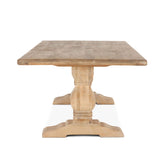 San Rafael 108" Dining Table in Antique Oak by Home Trends & Design at Eve Furniture