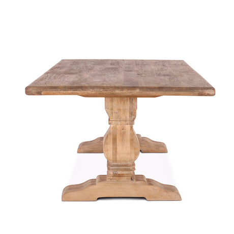 San Rafael 108" Dining Table in Antique Oak by Home Trends & Design at Eve Furniture