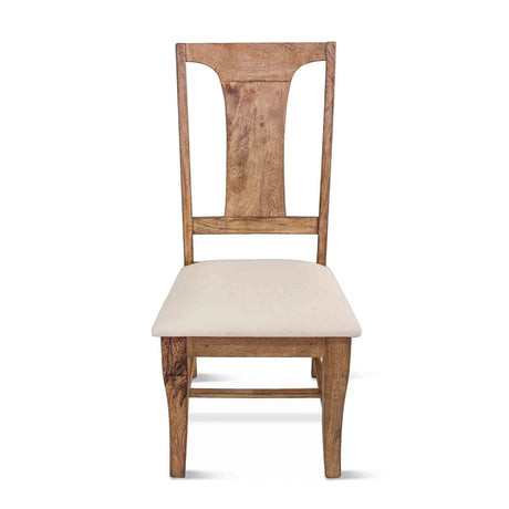 San Rafael 18" Upholstered Dining Chair in Antique Oak, Set of 2 by Home Trends & Design at Eve Furniture