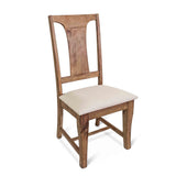 San Rafael 18" Upholstered Dining Chair in Antique Oak, Set of 2 by Home Trends & Design at Eve Furniture