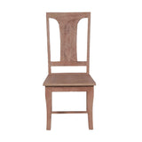 San Rafael 18" Wood Dining Chair in Antique Oak, Set of 2 by Home Trends & Design at Eve Furniture