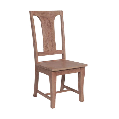 San Rafael 18" Wood Dining Chair in Antique Oak, Set of 2 by Home Trends & Design at Eve Furniture