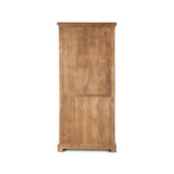 San Rafael 38" Tall Glass Cabinet in Antique Oak by Home Trends & Design at Eve Furniture