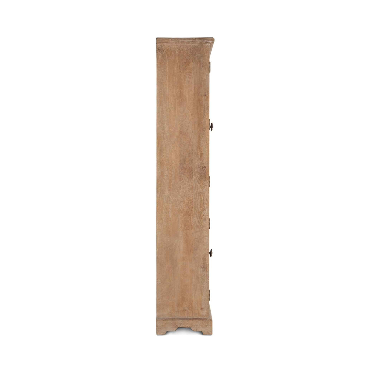 San Rafael 38" Tall Glass Cabinet in Antique Oak by Home Trends & Design at Eve Furniture